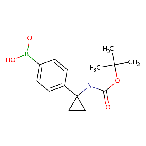 Carbamic acid, N-[1-(4-boronophenyl)cyclopropyl]-, C-(1,1-dimethylethyl) ester