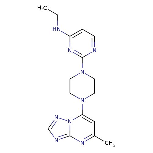 N-ethyl-2-(4-{5-methyl-[1,2,4]triazolo[1,5-a]pyrimidin-7-yl}piperazin-1-yl)pyrimidin-4-amine