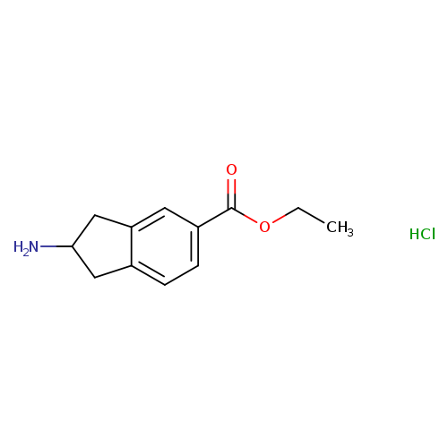 ethyl 2-amino-2,3-dihydro-1h-indene-5-carboxylate hydrochloride