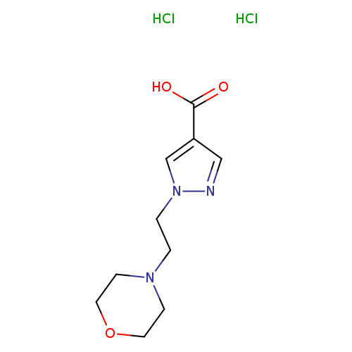 1-[2-(morpholin-4-yl)ethyl]-1H-pyrazole-4-carboxylic acid dihydrochloride
