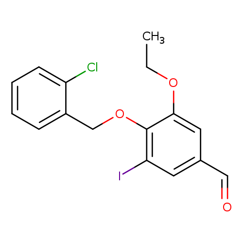 4-[(2-chlorobenzyl)oxy]-3-ethoxy-5-iodobenzaldehyde