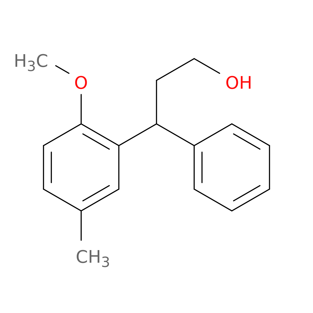 3-(2-Methoxy-5-methylphenyl)-3-phenylpropan-1-ol