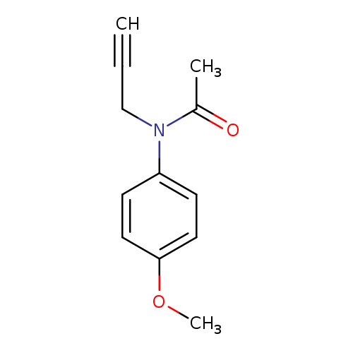N-(4-methoxyphenyl)-N-(2-propynyl)acetamide