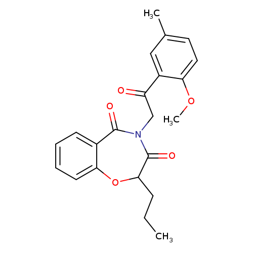4-[2-(2-methoxy-5-methylphenyl)-2-oxoethyl]-2-propyl-2,3,4,5-tetrahydro-1,4-benzoxazepine-3,5-dione