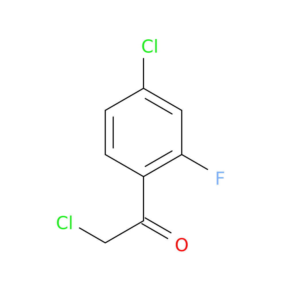 Ethanone, 2-chloro-1-(4-chloro-2-fluorophenyl)- (9CI)