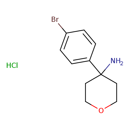 4-(4-Bromophenyl)tetrahydro-2H-pyran-4-amine hydrochloride