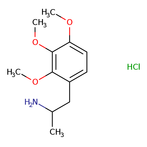 2,3,4-trimethoxy-α-methyl-benzeneethanamine, monohydrochloride