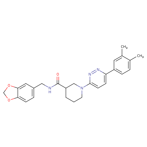 N-[(2H-1,3-benzodioxol-5-yl)methyl]-1-[6-(3,4-dimethylphenyl)pyridazin-3-yl]piperidine-3-carboxamide