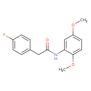 N-(2,5-dimethoxyphenyl)-2-(4-fluorophenyl)acetamide