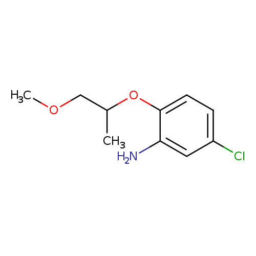 5-Chloro-2-[(1-methoxypropan-2-yl)oxy]aniline
