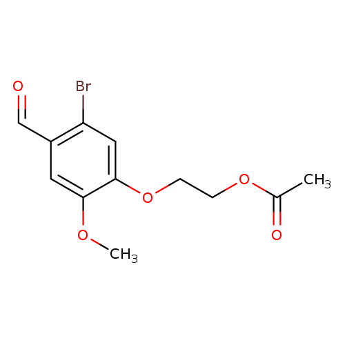 2-(5-bromo-4-formyl-2-methoxyphenoxy)ethyl acetate