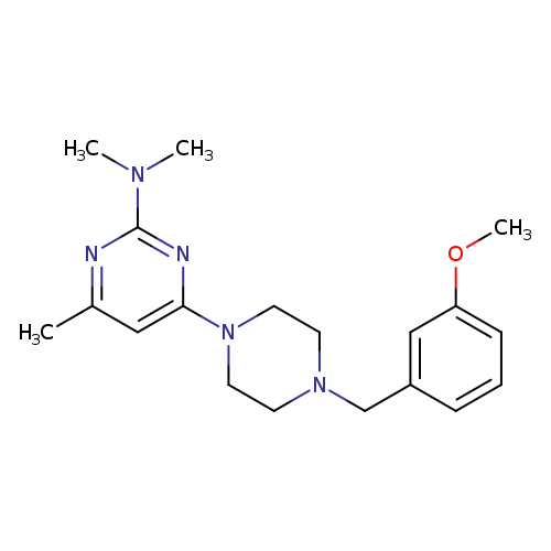 4-{4-[(3-methoxyphenyl)methyl]piperazin-1-yl}-N,N,6-trimethylpyrimidin-2-amine