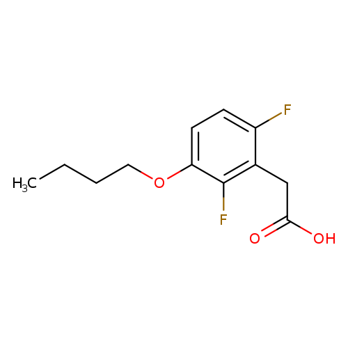 3-Butoxy-2,6-difluorophenylacetic acid