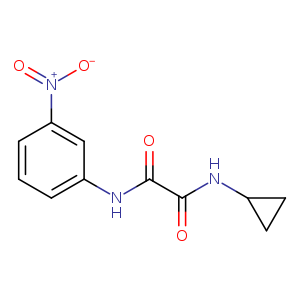 N-cyclopropyl-N'-(3-nitrophenyl)ethanediamide