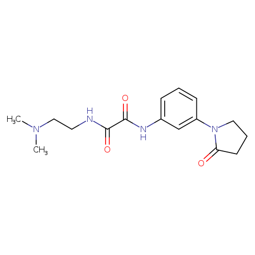 N-[2-(dimethylamino)ethyl]-N'-[3-(2-oxopyrrolidin-1-yl)phenyl]ethanediamide