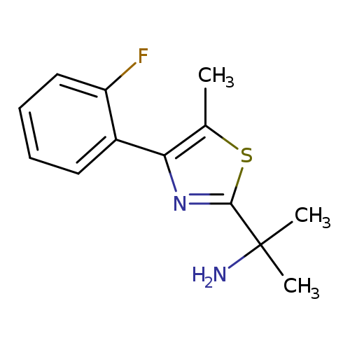 2-[4-(2-fluorophenyl)-5-methyl-1,3-thiazol-2-yl]propan-2-amine