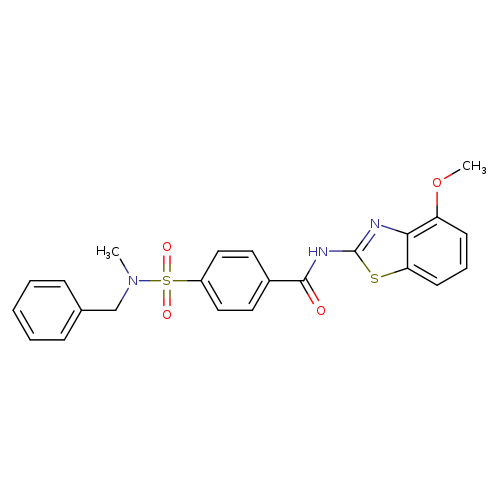 4-[benzyl(methyl)sulfamoyl]-N-(4-methoxy-1,3-benzothiazol-2-yl)benzamide