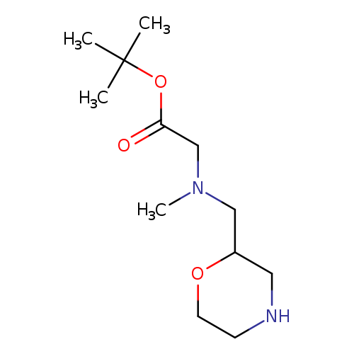 tert-Butyl 2-[methyl(morpholin-2-ylmethyl)amino]acetate