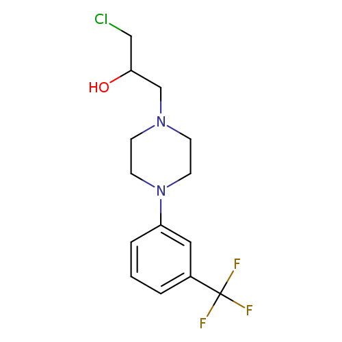 1-chloro-3-{4-[3-(trifluoromethyl)phenyl]piperazin-1-yl}propan-2-ol