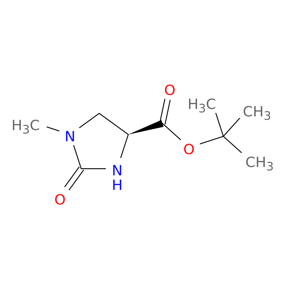 4-Imidazolidinecarboxylic acid, 1-methyl-2-oxo-, 1,1-dimethylethyl ester, (4S)-