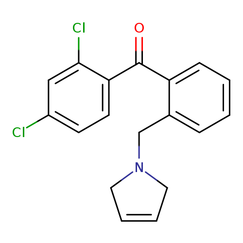 (2,4-Dichlorophenyl)(2-((2,5-dihydro-1H-pyrrol-1-yl)methyl)phenyl)methanone
