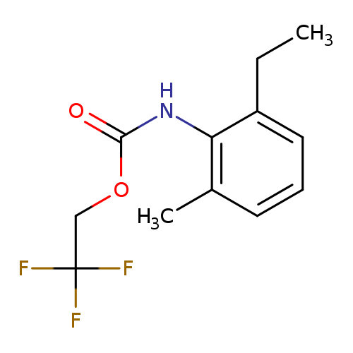 2,2,2-Trifluoroethyl 2-ethyl-6-methylphenylcarbamate