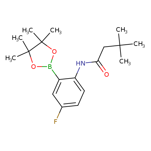 Butanamide, N-[4-fluoro-2-(4,4,5,5-tetramethyl-1,3,2-dioxaborolan-2-yl)phenyl]-3,3-dimethyl-