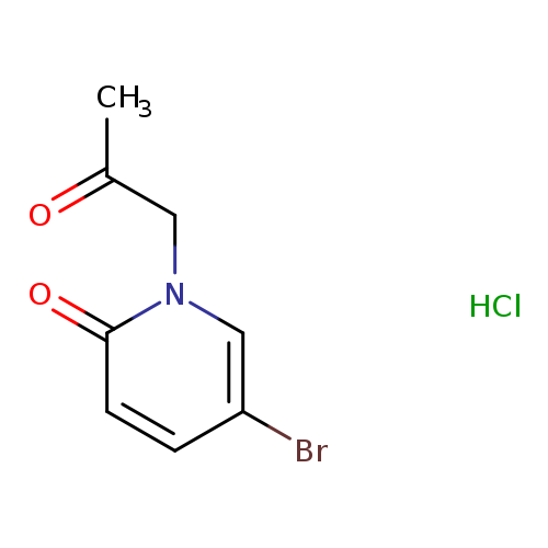 5-bromo-1-(2-oxopropyl)-1,2-dihydropyridin-2-one hydrochloride
