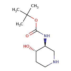 tert-butyl N-[(3S,4S)-4-hydroxypiperidin-3-yl]carbamate