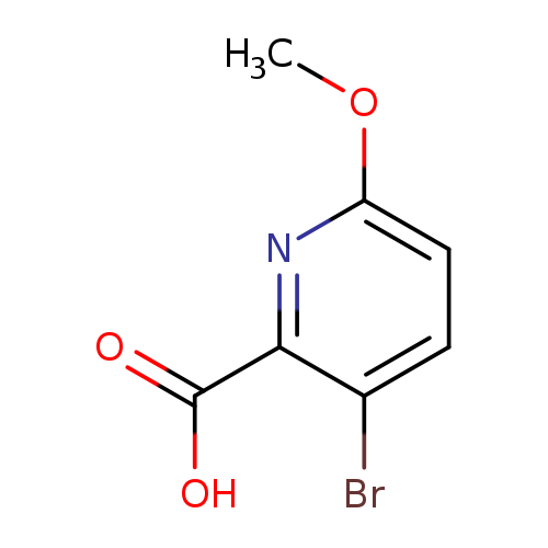 2-Pyridinecarboxylic acid, 3-bromo-6-methoxy-