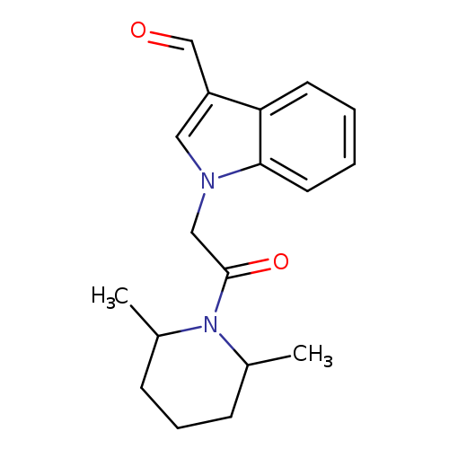1-[2-(2,6-Dimethylpiperidin-1-yl)-2-oxoethyl]-1h-indole-3-carbaldehyde
