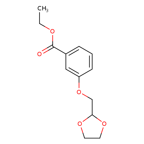 Benzoic acid,3-(1,3-dioxolan-2-ylmethoxy)-, ethyl ester