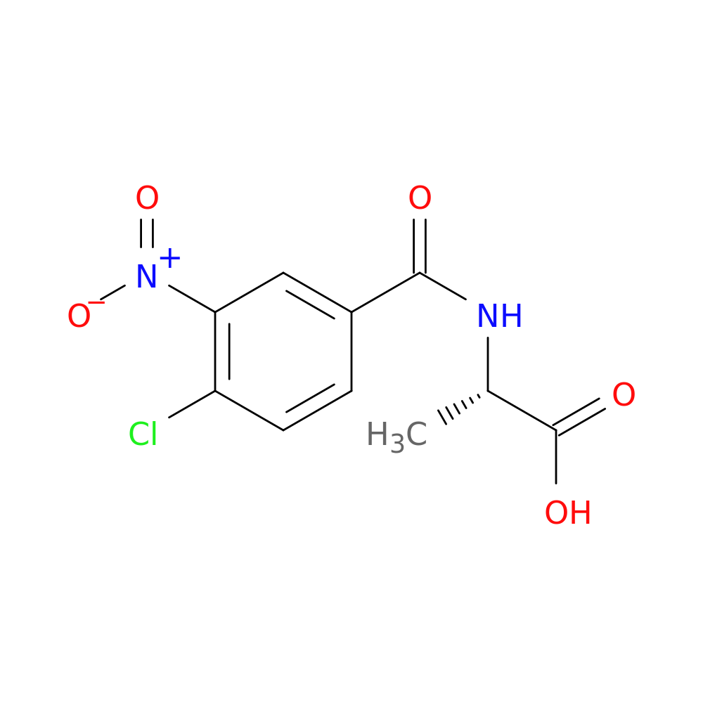(2S)-2-[(4-chloro-3-nitrophenyl)formamido]propanoic acid