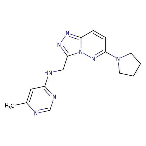 6-methyl-N-{[6-(pyrrolidin-1-yl)-[1,2,4]triazolo[4,3-b]pyridazin-3-yl]methyl}pyrimidin-4-amine