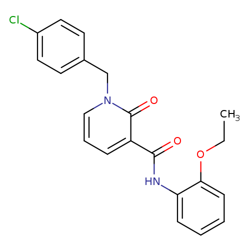1-[(4-chlorophenyl)methyl]-N-(2-ethoxyphenyl)-2-oxo-1,2-dihydropyridine-3-carboxamide