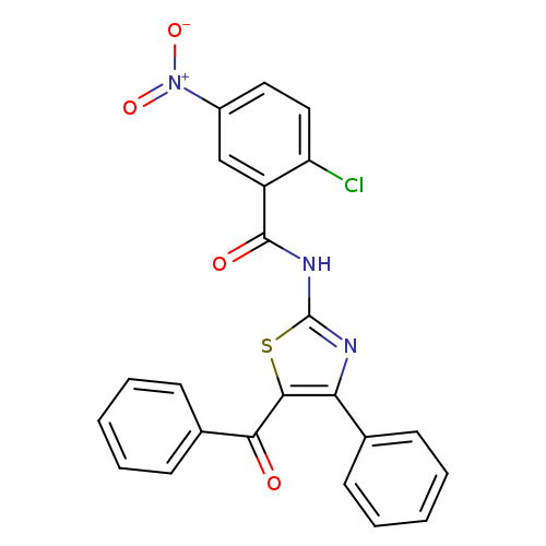 N-(5-benzoyl-4-phenyl-1,3-thiazol-2-yl)-2-chloro-5-nitrobenzamide