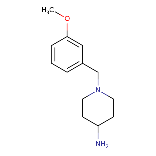 1-[(3-methoxyphenyl)methyl]piperidin-4-amine