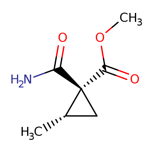 rac-methyl(1R,2S)-1-carbamoyl-2-methylcyclopropane-1-carboxylate