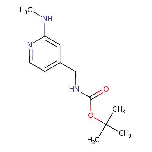 tert-butyl N-{[2-(methylamino)pyridin-4-yl]methyl}carbamate