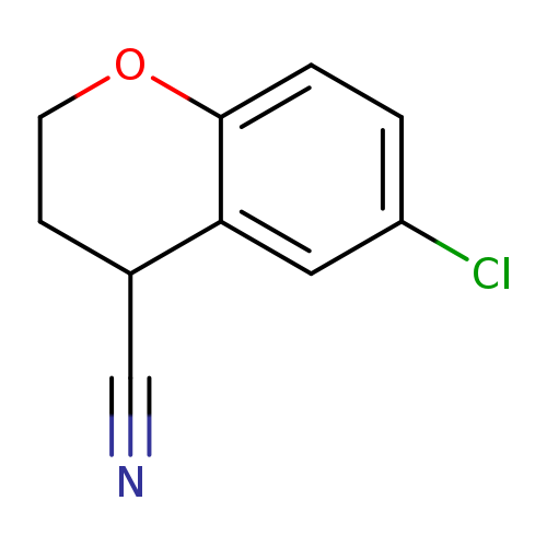 6-chloro-3,4-dihydro-2H-1-benzopyran-4-carbonitrile