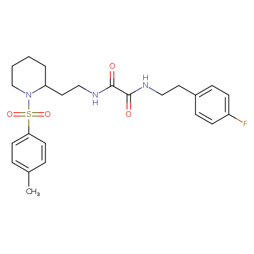 N'-[2-(4-fluorophenyl)ethyl]-N-{2-[1-(4-methylbenzenesulfonyl)piperidin-2-yl]ethyl}ethanediamide