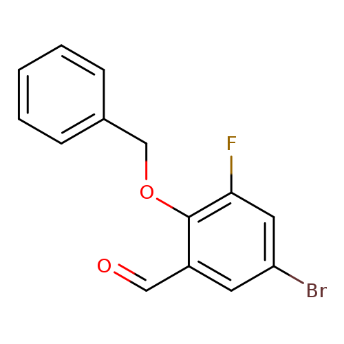 5-Bromo-3-fluoro-2-(phenylmethoxy)benzaldehyde,