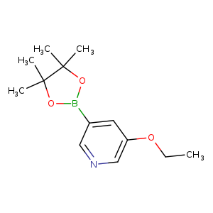 Pyridine, 3-ethoxy-5-(4,4,5,5-tetramethyl-1,3,2-dioxaborolan-2-yl)-