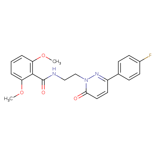 N-{2-[3-(4-fluorophenyl)-6-oxo-1,6-dihydropyridazin-1-yl]ethyl}-2,6-dimethoxybenzamide