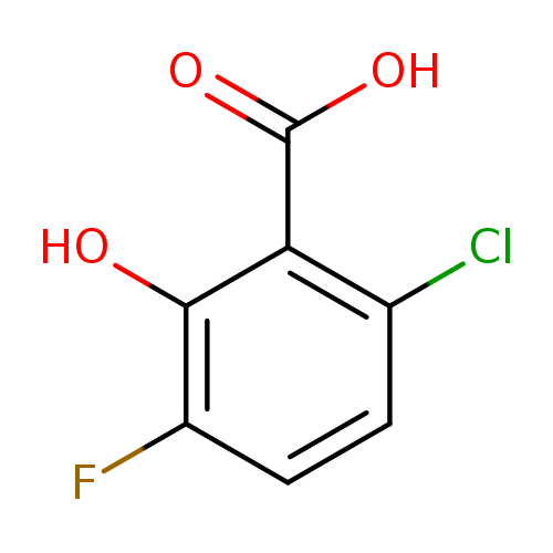 6-chloro-3-fluoro-2-hydroxybenzoicacid