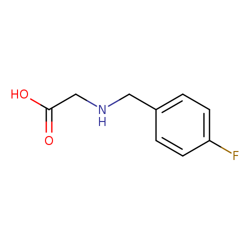 2-{[(4-fluorophenyl)methyl]amino}acetic acid