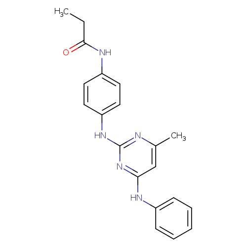 N-(4-{[4-methyl-6-(phenylamino)pyrimidin-2-yl]amino}phenyl)propanamide