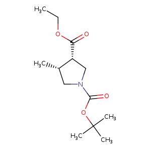 (3R,4S)-rel-1-tert-Butyl 3-ethyl 4-methylpyrrolidine-1,3-dicarboxylate