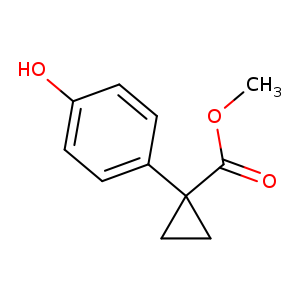 methyl 1-(4-hydroxyphenyl)cyclopropane-1-carboxylate