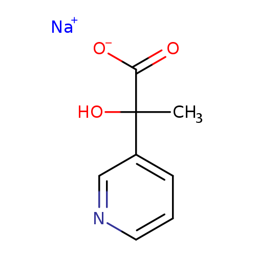 sodium 2-hydroxy-2-(pyridin-3-yl)propanoate